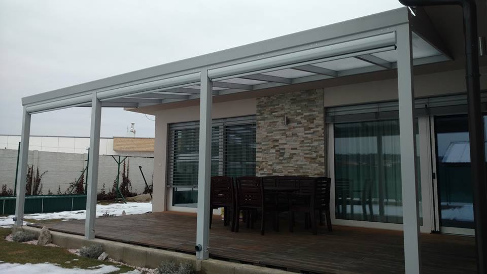 Gazebo and pergola before the season