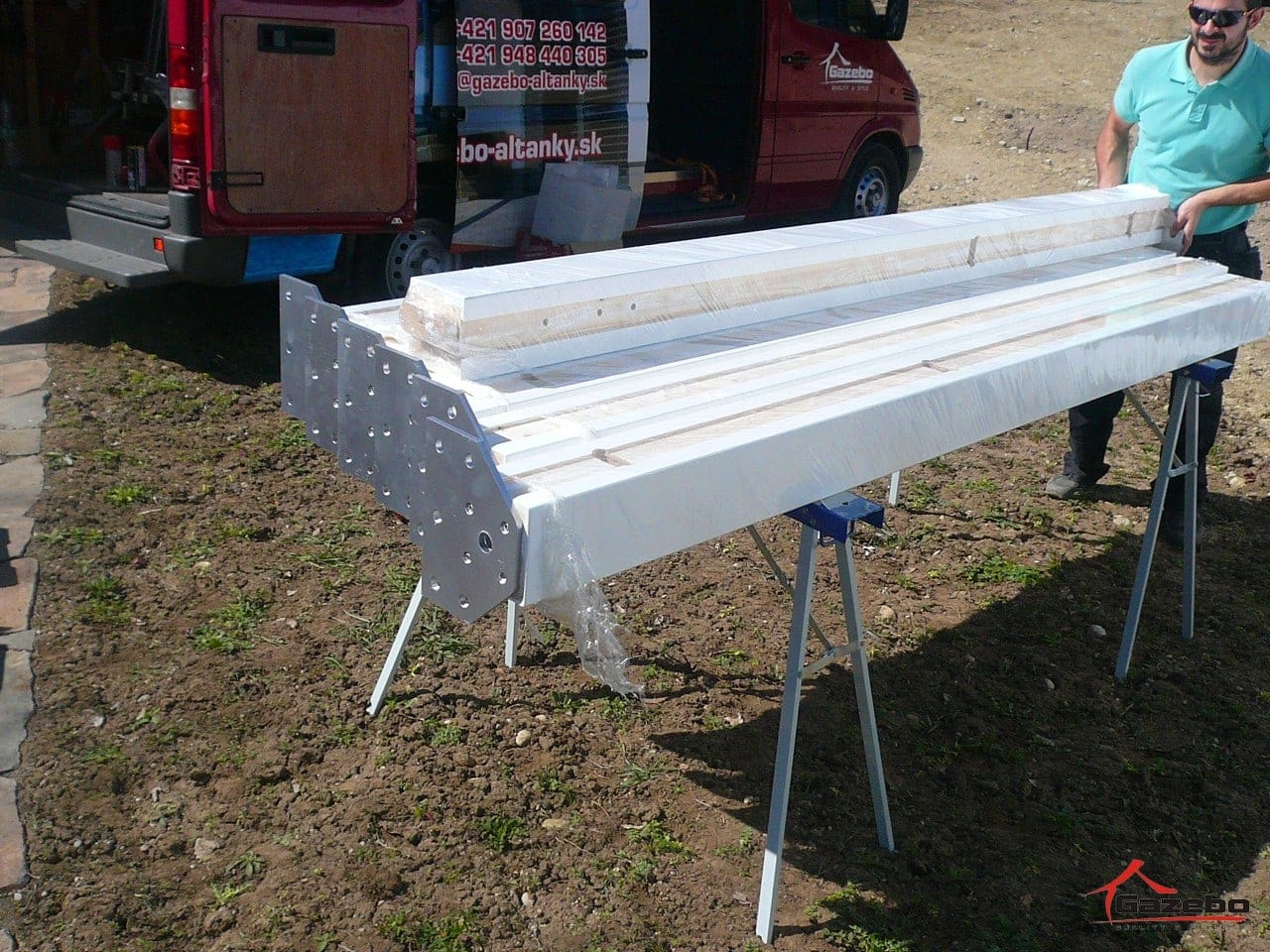 Building the Victoria wooden gazebo