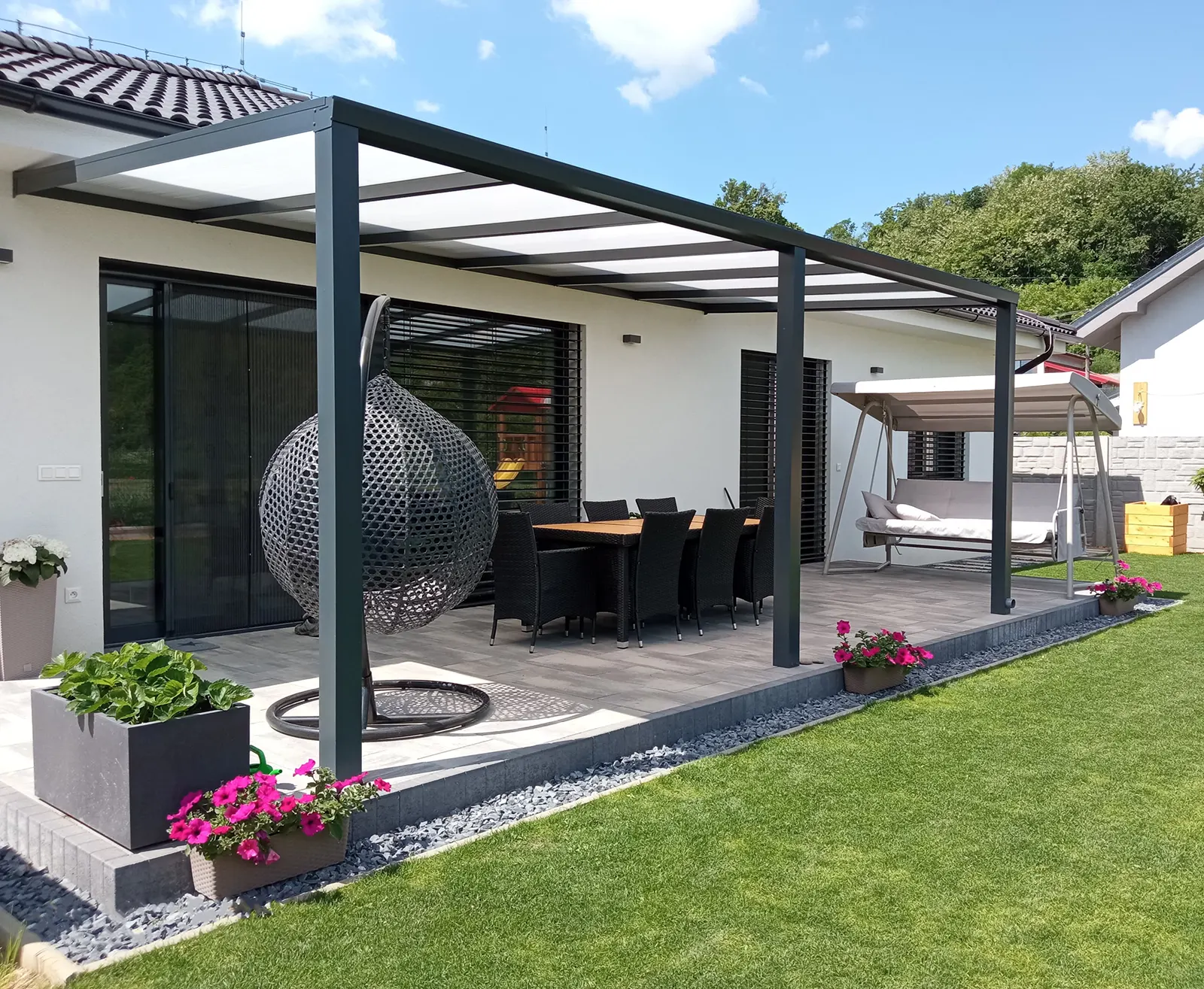 Aluminium pergola Basic Class