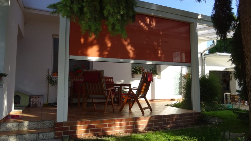 Terrace shelter rebuild