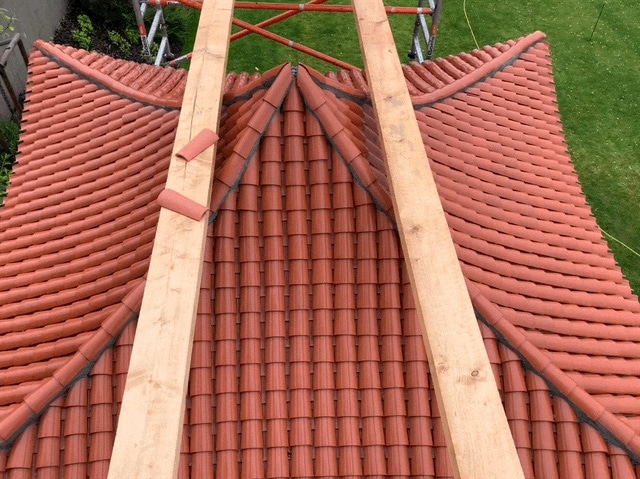 The finished Hinode Japanese gazebo