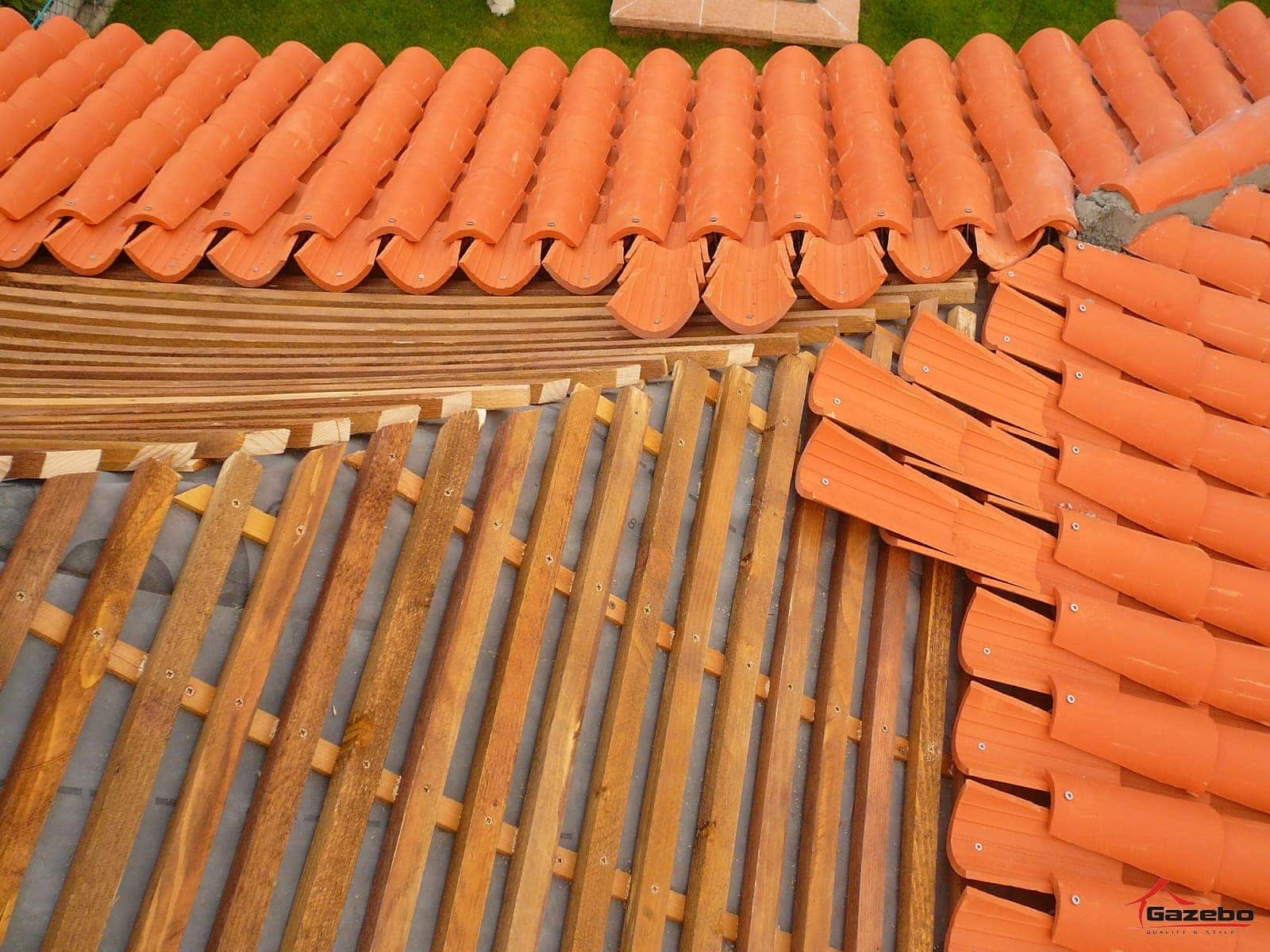 Building the Hinode Japanese gazebo