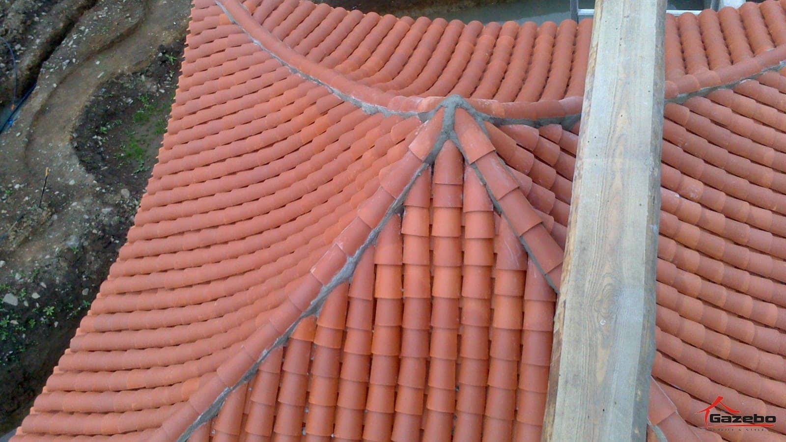 Building the Hinode Japanese gazebo