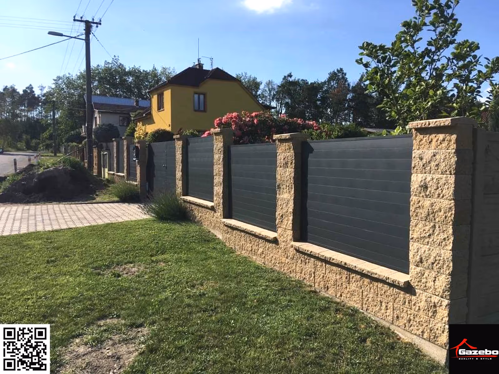 Aluminium Pergolas Aluminium Fence – photo 1