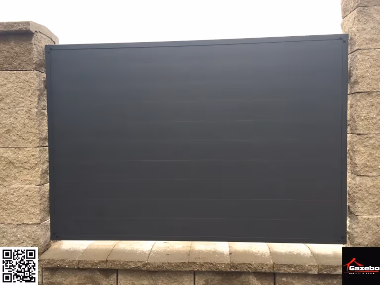 Aluminium Pergolas Aluminium Fence – photo 3