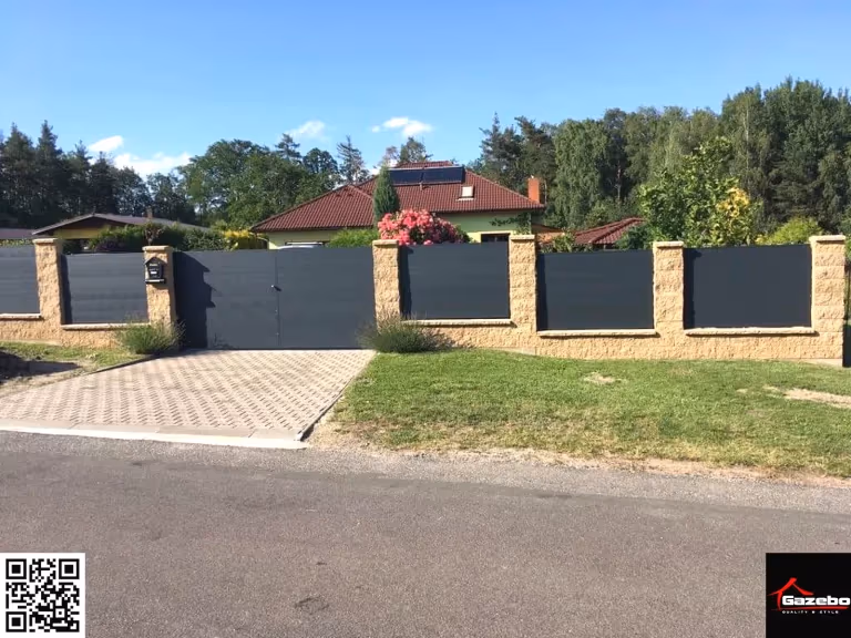 Aluminium Pergolas Aluminium Fence – photo 4