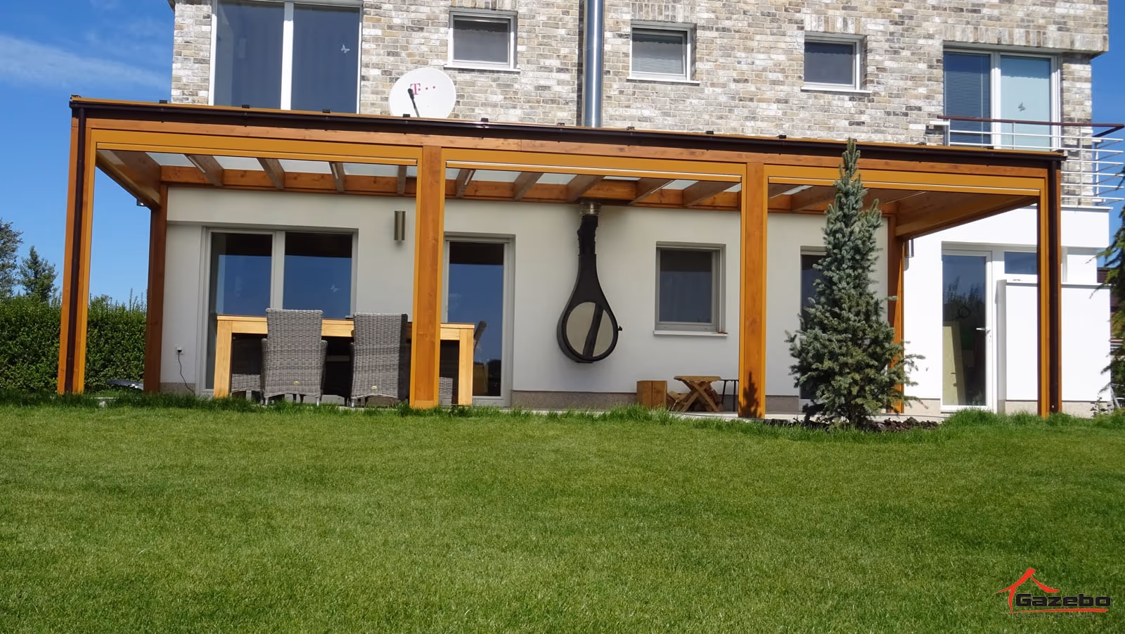 Milano wooden pergola by Gazebo